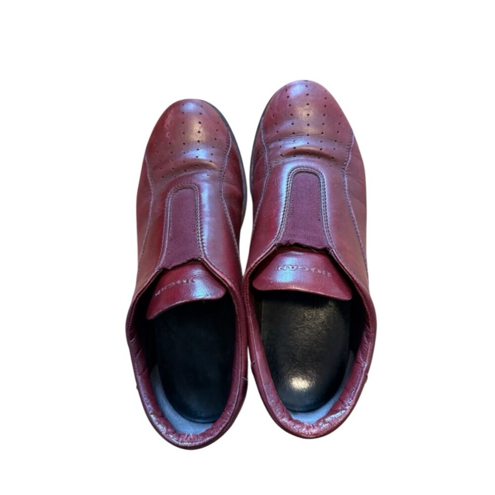 Hogan Women’s Burgundy Leather Slip-On Leather Shoes EU 40, size 9